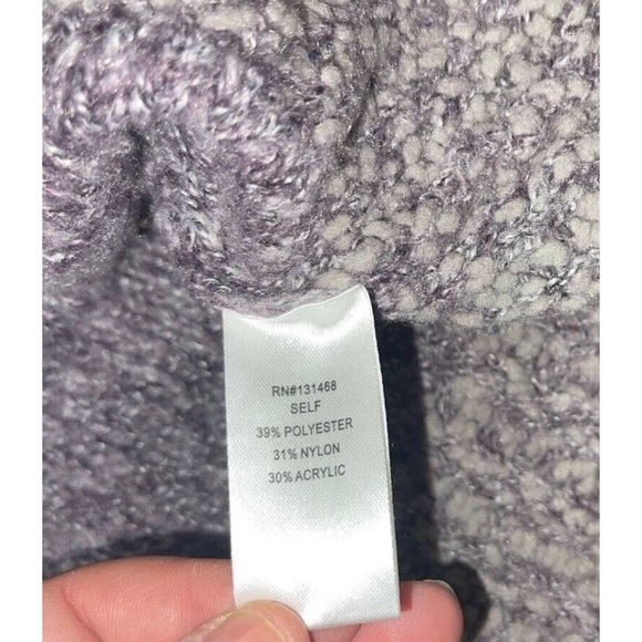 FATE Women's Purple Colorblock Sweater Size XL **READ DESCRIPTION** - Picture 11 of 13